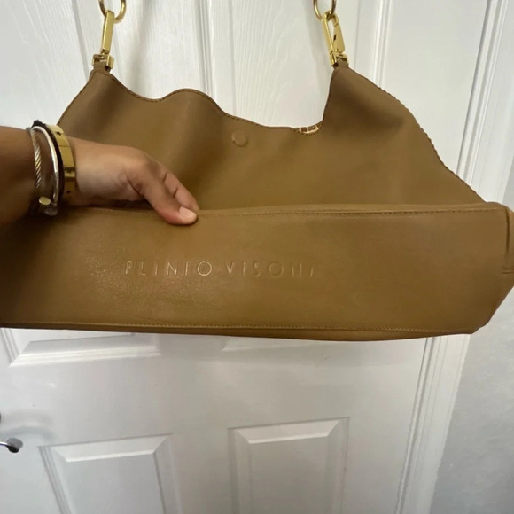 PLINIO Visona Handbag Purse Made in Italy - Picture 3 of 8